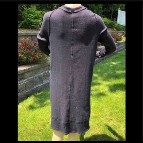 FREE PEOPLE NAVY SPARKLY CARDIGAN DUSTER S - Picture 3 of 5